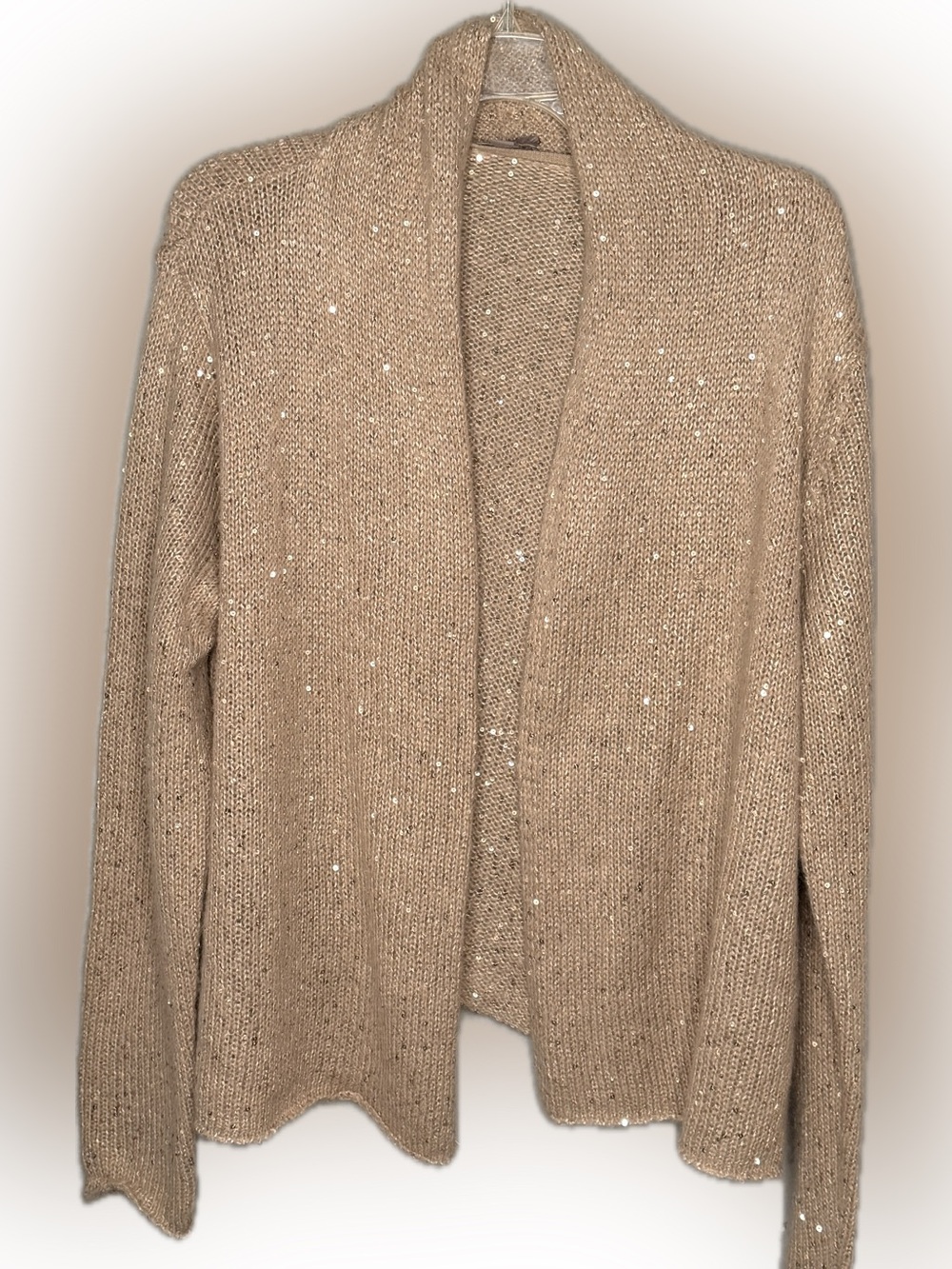 J Jill Mohair Blend Cardigan Sparkly Sweater